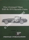 The Ferrari Tipo 340 & 375 Sports Cars by DAVEY, Keith & PRITCHARD, Anthony